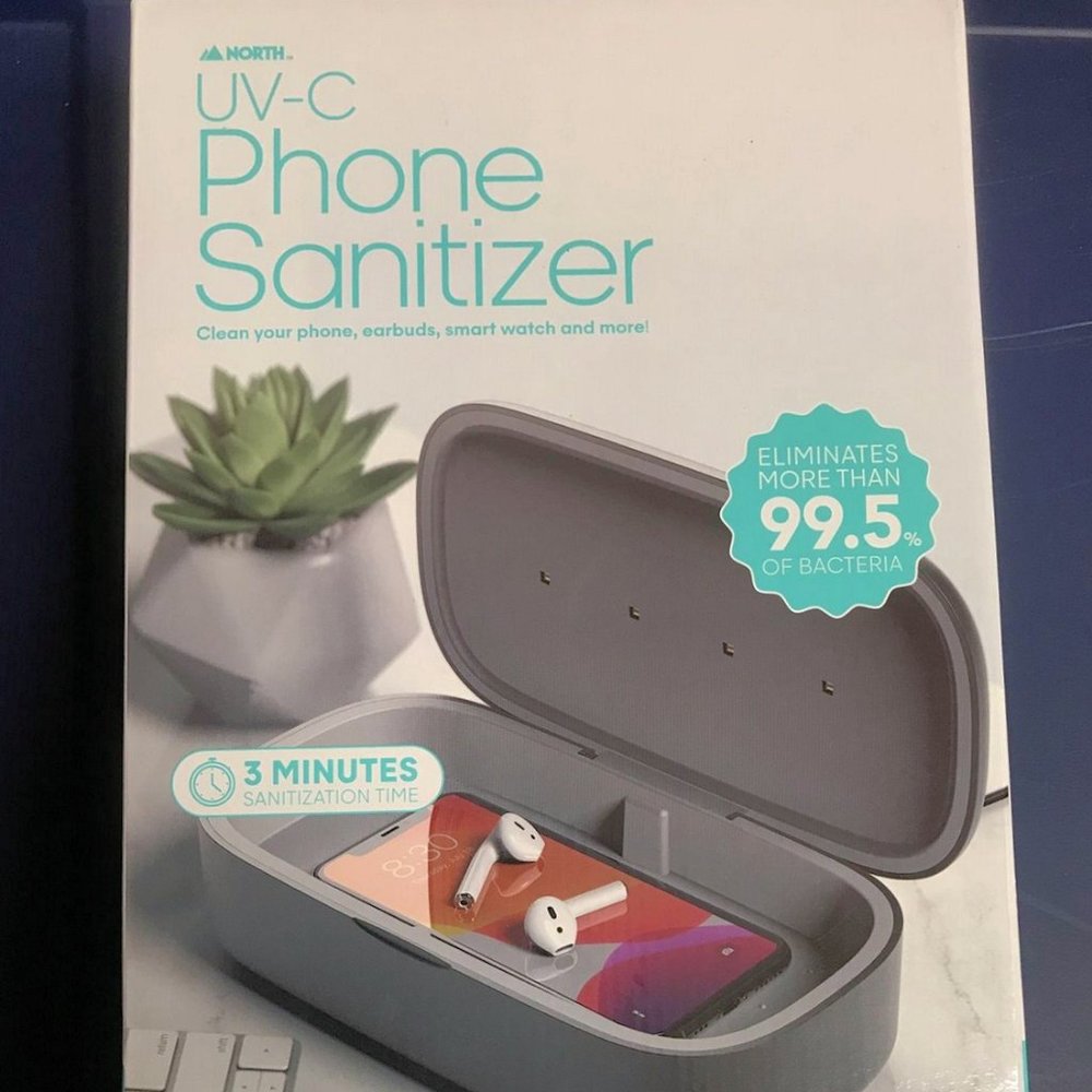 North UV-C Phone Earpods Smart Watch Sanitizer with built in Wireless Charger